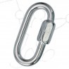 Stainless steel oval carabiner 6mm