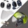 Pack casque Solar X + headset Ice Lite + visière
