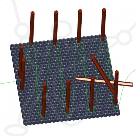 Parachute folding board